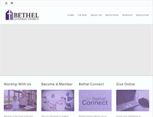 Tablet Screenshot of bethellutheran.org